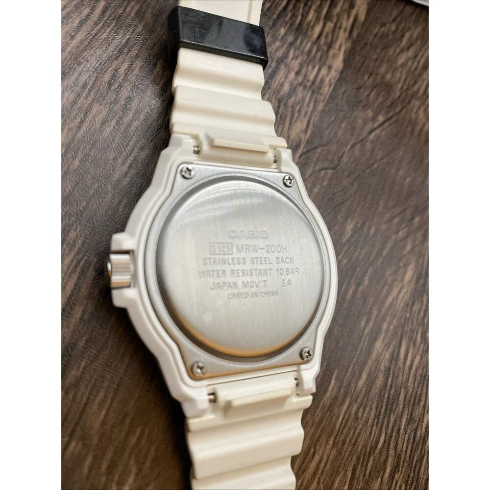 CASIO Men's Watch Black And White  MRW-200HC-7B Hydro Mod - Picture 6 of 7